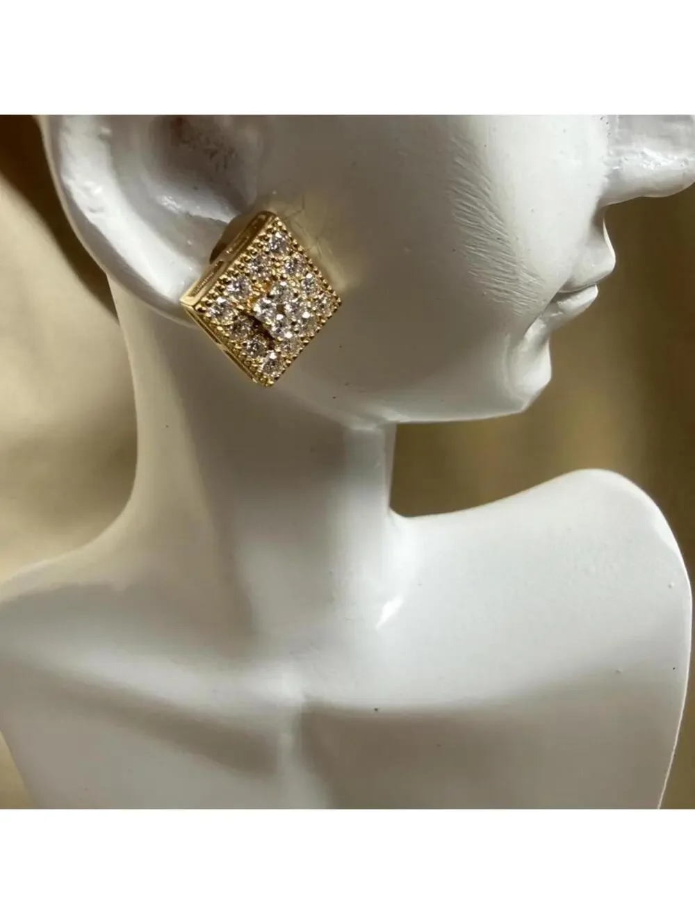 ✨‎ Baguette Cluster Square Stud Earrings